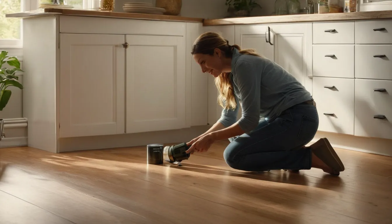 A homeowner checking a baseboard for pest signs in a West Jordan home